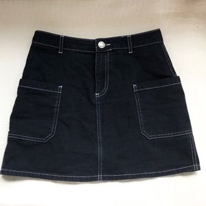 URBAN OUTFITTERS BDG black denim skirt